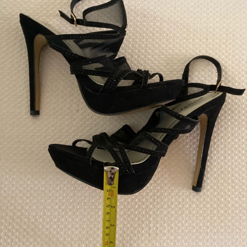 New stunning platform sandal heels #7.5 black